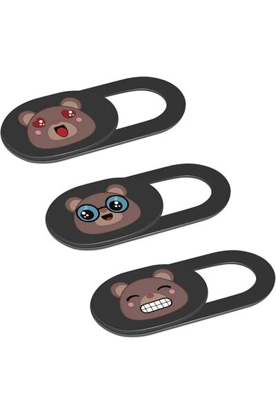 KASTWAVE Webcam Camera Cover Slide 0.02-Inch Ultra-Thin Cute Pattern Camera C...
