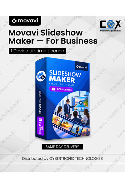 movavi Slideshow Maker For Business | 1 Device for Lifetime | Digital License...
