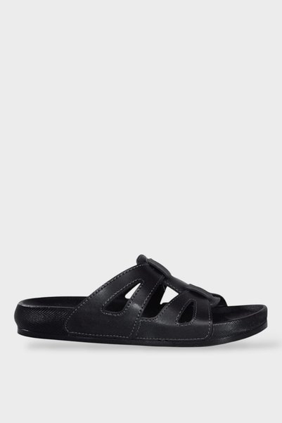 Generic Brand Talpă anatomică Papuci confortabili pentru femei BLACK
