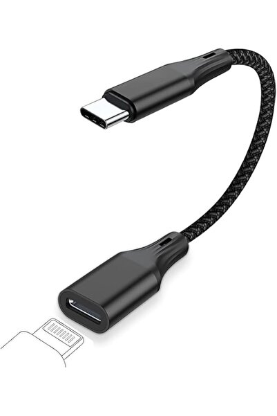 ELEPHANTBOAT محول USB-C ذكر إلى Lightning أنثى، يدعم الشحن السريع بقدرة 60 وا...