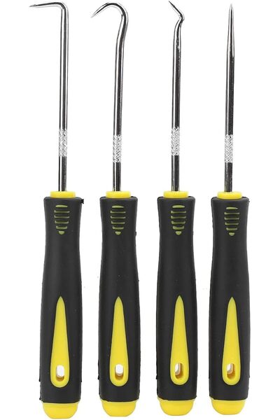 KASTWAVE Precision Pick and Hook Tool, 6PCS Stainless Steel Mini Automotive H...