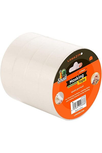 GENERAL White Masking Tape 4 Rolls Drawing Paper Tape Removable and Hand-Tear...