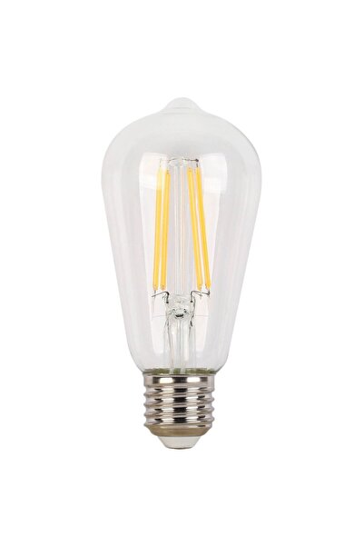OEM Bec LED cu filament Hoff clasic ST58 E27 4 W 600 lm lumină rece 6500 K
