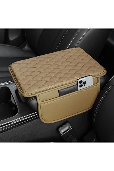 JOYZZZ Car Center Console Cover, Car Armrest Cushion Cover with 2 Storage Bag...