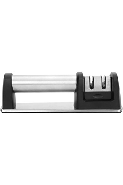 KASTWAVE Knife Sharpeners for Kitchen, 2-Stage Hand-Held Manual Kitchen Knife...
