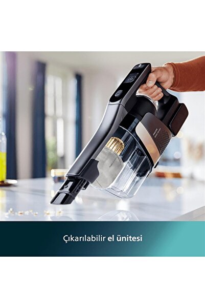 Philips XW9383/01 AquaTrio 9000 Serisi Kablosuz Islak ve Kuru Dikey Elektrikli Süpürge