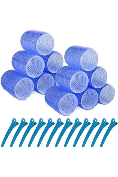 TERRIFI 12 Pack Self Grip Hair Rollers for Women, Large Size Curling Rollers ...