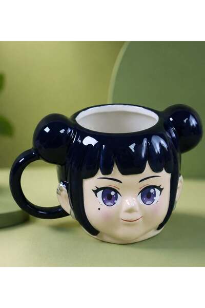 Gift Moda Ceramic Anime Mug Blue