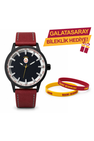 Galatasaray Lisanslı Kol Saati U21735 - GS Bileklik Hediyeli