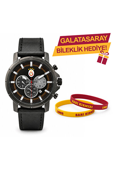 Galatasaray Lisanslı Kol Saati U21338 - GS Bileklik Hediyeli