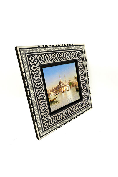 Sadrazam Eminönü New Mosque Printed 20X20 Mdf Anatolian Painting Krt-43