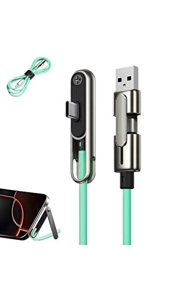 TERRIFI Invisible Holder Charger Cable with Stand, 240W Fast Charging Cable T...
