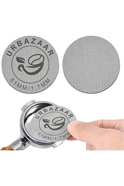 URbazaar Espresso Puck Screen 51mm/53.5mm/58.5mm Reusable 1.7mm Thickness 100...