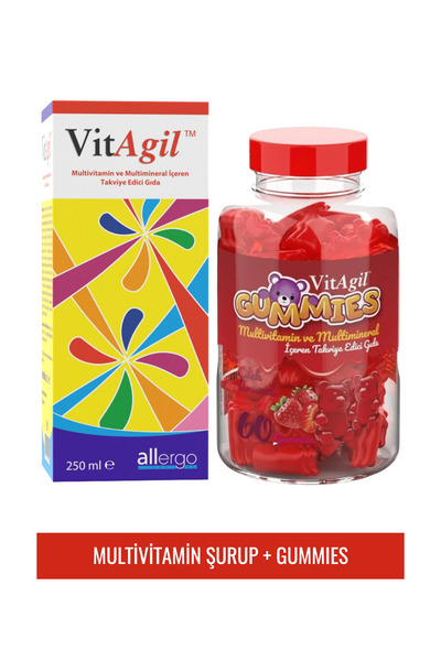 Vitagil Multivitamin Şurup 250 ml + Multivitamin Gummies