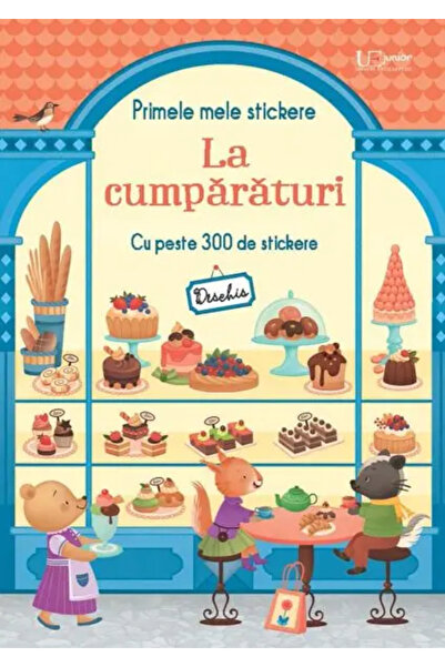 Univers Enciclopedic Junior Primele mele stickere. La cumparaturi (Usborne)