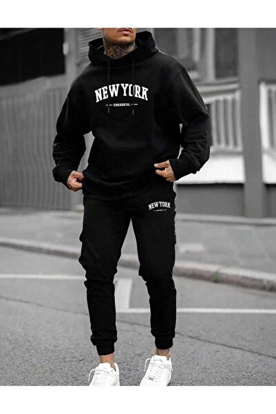 JENOLAN طقم هودي رجالي مطبوع من Alt Top Hoodies مقاس كبير من Boyfirend