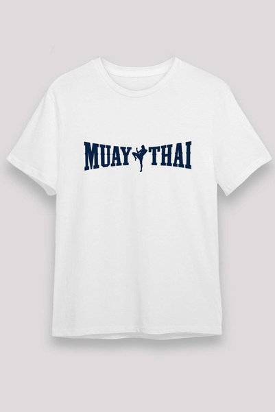 Darkhane تي شيرت Muay Thai أبيض للجنسين