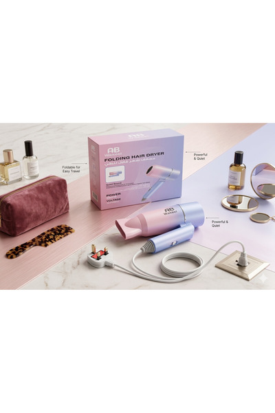 Primo Plus Advanced Ionic Hair Dryer for Super-Fast Drying, Professional Styling, and Ultimate Hair