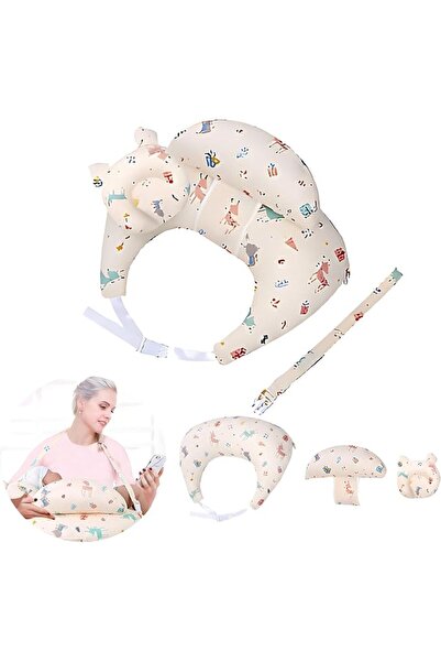 GENERAL Nursing Pillow Large Breastfeeding Pillow, Mom Feeding Pillows with B...