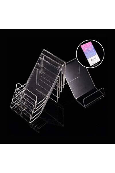 SYOSI 6 Pack Clear Acrylic Book Display Stands Brochure Picture Easel Stand A...