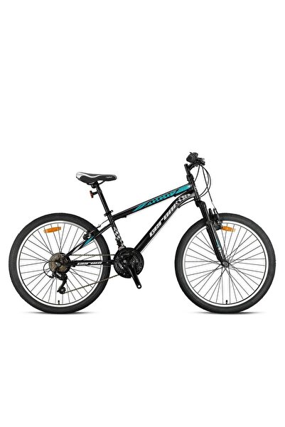 Geroni MARS - 24" MTB - 13' - 21 Vites - V.B - Mat Siyah-Gri/Turkuaz