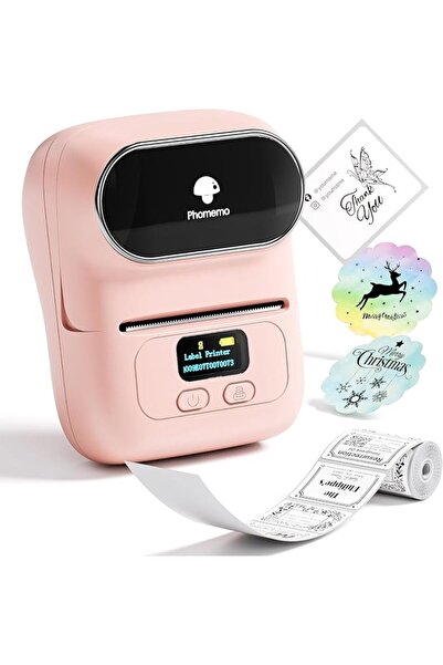 Phomemo Label Printer - Phomemo-M110 Portable Bluetooth Thermal Mini Label Ma...
