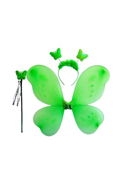 Funny Party Shop Set de aripi de fluture verzi