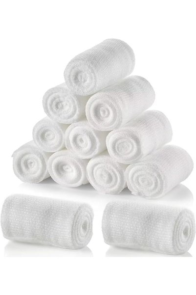 NALACAL Gauze Rolls Bandages 4 Inch x 4.9 Yards Breathable Gauze Wrap Conform...
