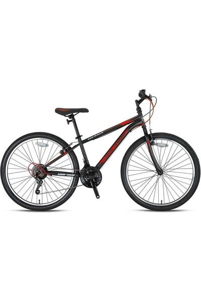 Geroni MARS - 24" MTB - 13' - 21 Vites - V.B - Mat Siyah-Gri/Kırmızı