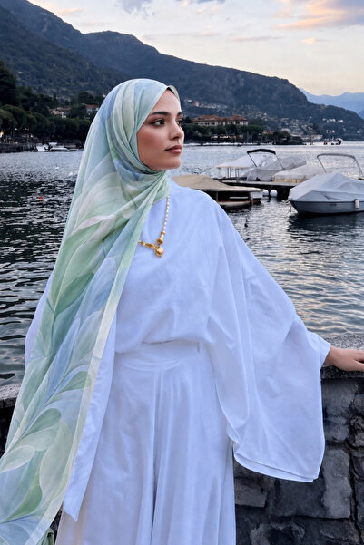 BONASERA EŞARP Women's French Silk Premium Casual Shawl Model