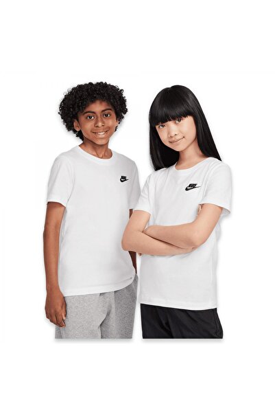 Nike Fz5177 Enfant Kids Beyaz-Siyah Çocuk T-Shirt