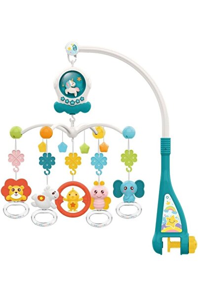 huanger HE0311 Musical Baby Mobile with Remote Control, 360° Rotation, Star P...