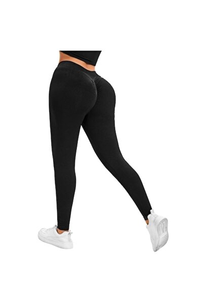 OEM Colanți sport push-up pentru femei, negri, mărimea S – Efect de ridicare ...