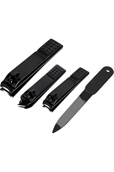 Aogeili Wide Jaw Steel Clippers w/Nail File for Thick Toenail & Fingernail