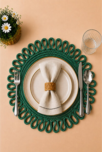 MaVaux Galaxy Series Decorative Single Placemat Model Round American Service ...