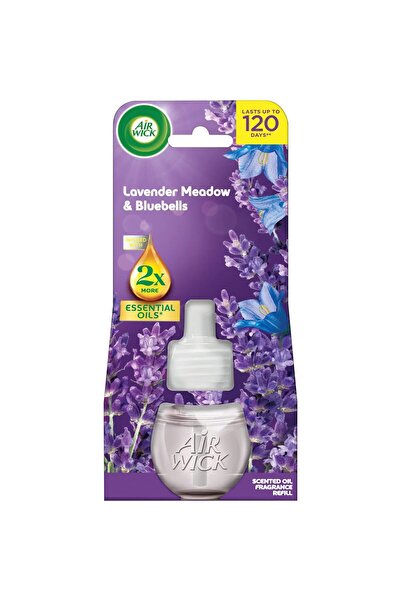 Air Wick Rezervă electrică cu lavandă și albăstrele, 19 ml, 2x Uleiuri, 120 d...