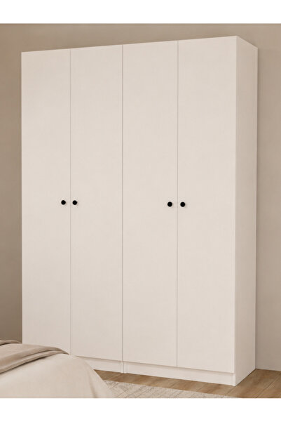 MOBİLİQUE Prestij No.8 Dört Kapaklı Askılıklı Modüler Gardırop