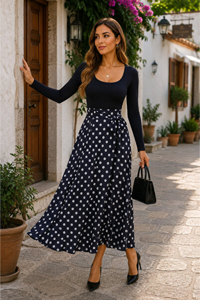 Kokosh moda Bezvremenska elegancija: ženska haljina od viskoze sa četvrtastim...