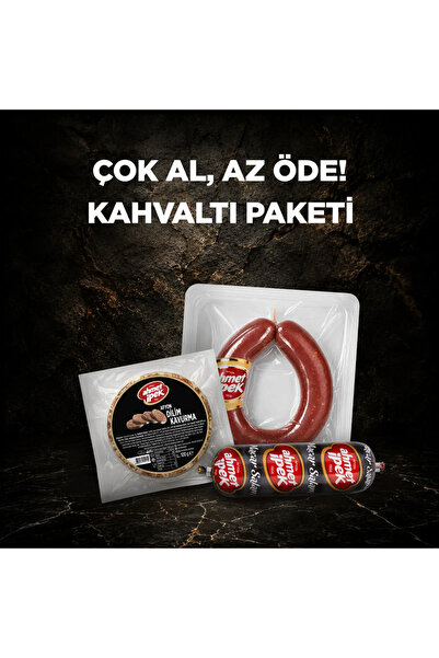 Ahmet İpek Sucukları Kahvaltı Paketi