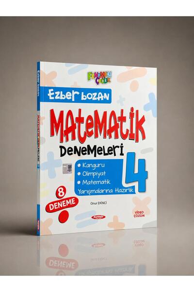 Fenomen Yayıncılık FENOMEN 4.Sınıf Ezber Bozan Matematik Denemeleri Kanguru O...