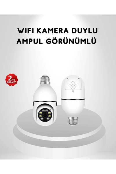ARNEER Mey İthalat® Akıllı Duylu 360° Güvenlik Kamerası – Ptz Özellikli, Uzaktan Kontrollü Akıllı Kamera