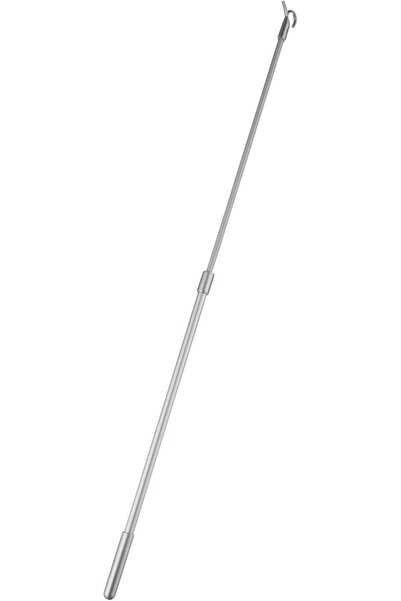 PRETYZOOM Aluminum Alloy Telescopic Vertical Blind Rod with Hook and Grip Lig...