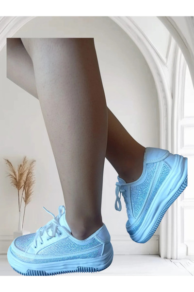 Generic Brand Women's High Sole Comfortable Stylish Daily Sports Shoes White ...