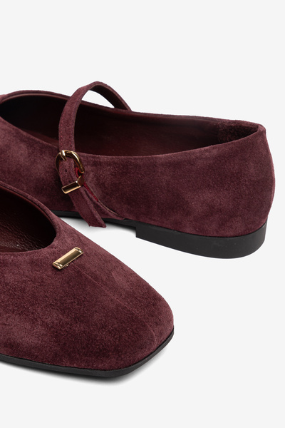 Cefi Shoes Roma Women's Genuine Leather Babet Soft Comfort Insole