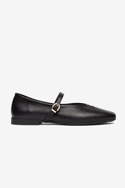 Cefi Shoes Roma Women's Genuine Leather Babet Soft Comfort Insole