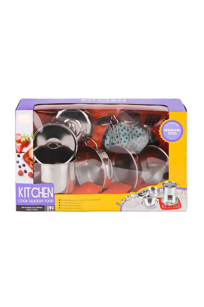 ErturkStore Mey İthalat® Metal Yemek Seti