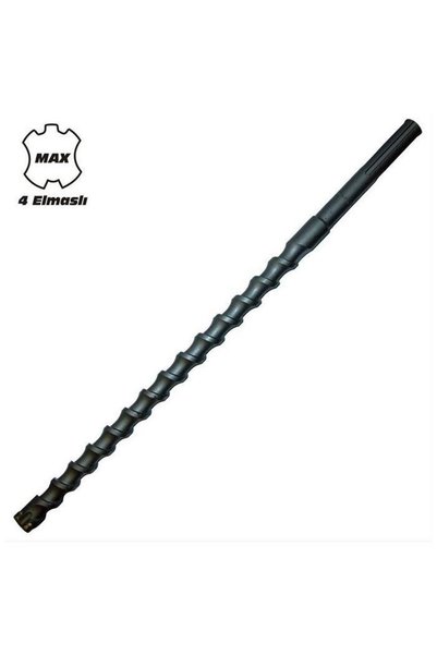 ARNEER Mey İthalat® Todrill 50439 Sds Max 4 Elmaslı Matkap Uç 24X520 Mm