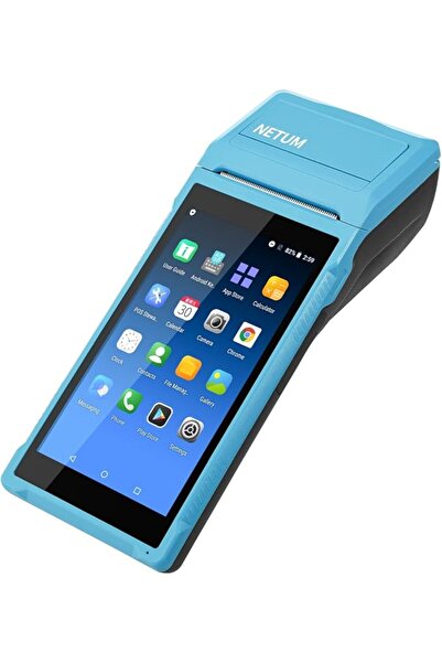 NETUM Handheld PDA with NFC, Android 11.0 POS Terminal with Receipt Printer, ...