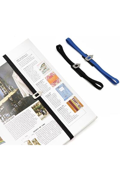 ASKIND 2 Pcs Elastic Bookmarks, Page Markers for Any Books, Book Marker for W...