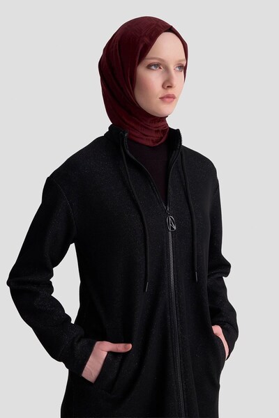 Armine TREND جاكيت نسائي بتفاصيل عروة وجيوب من القماش اللامع 25KT555
